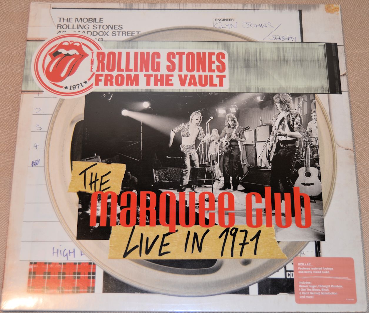 Rolling Stones From The Vault Marquee Club 1971 Vinyl LP DVD Joe Rolling Stones From The Vault Marquee Club 1971 Vinyl LP DVD Joe