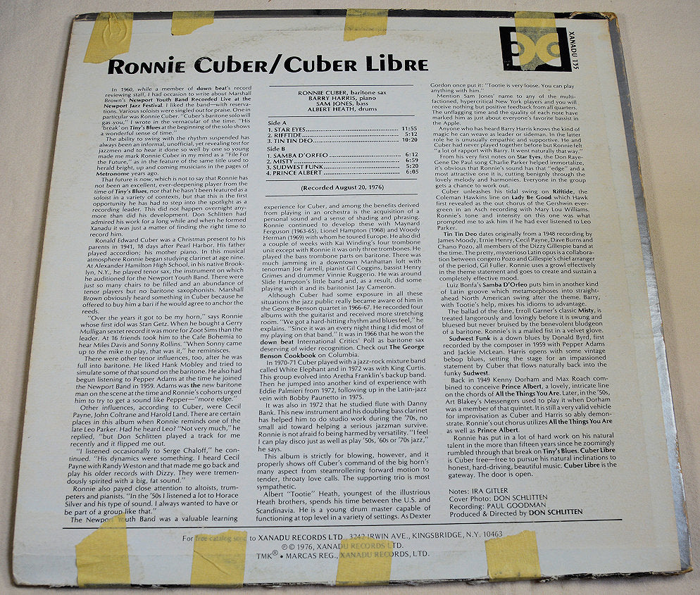 Cuber, Ronnie - Cuber Libre