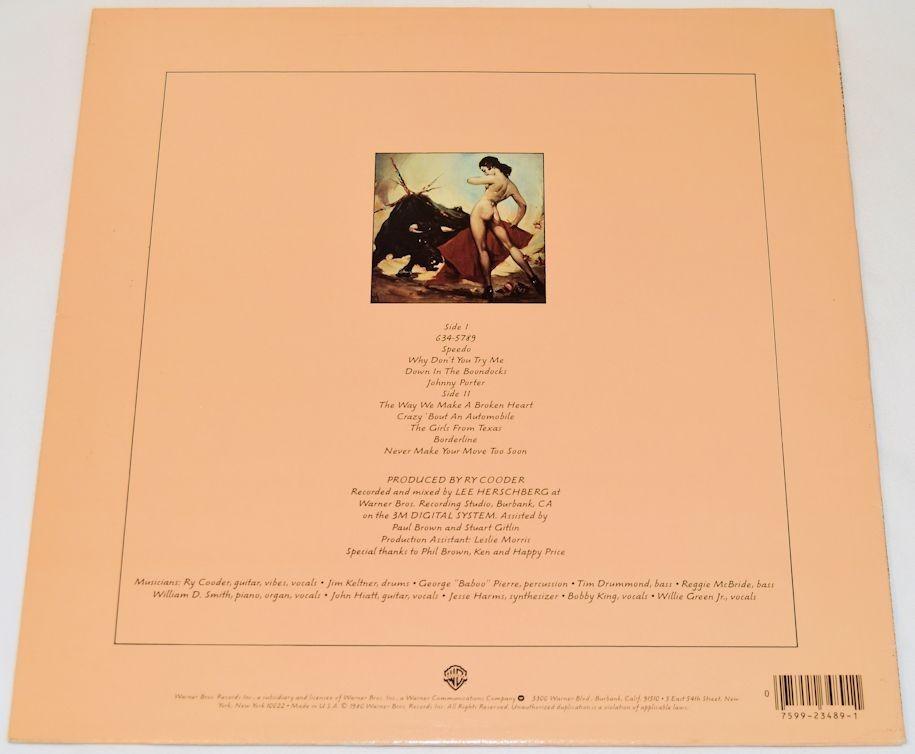 Cooder, Ry - Borderline