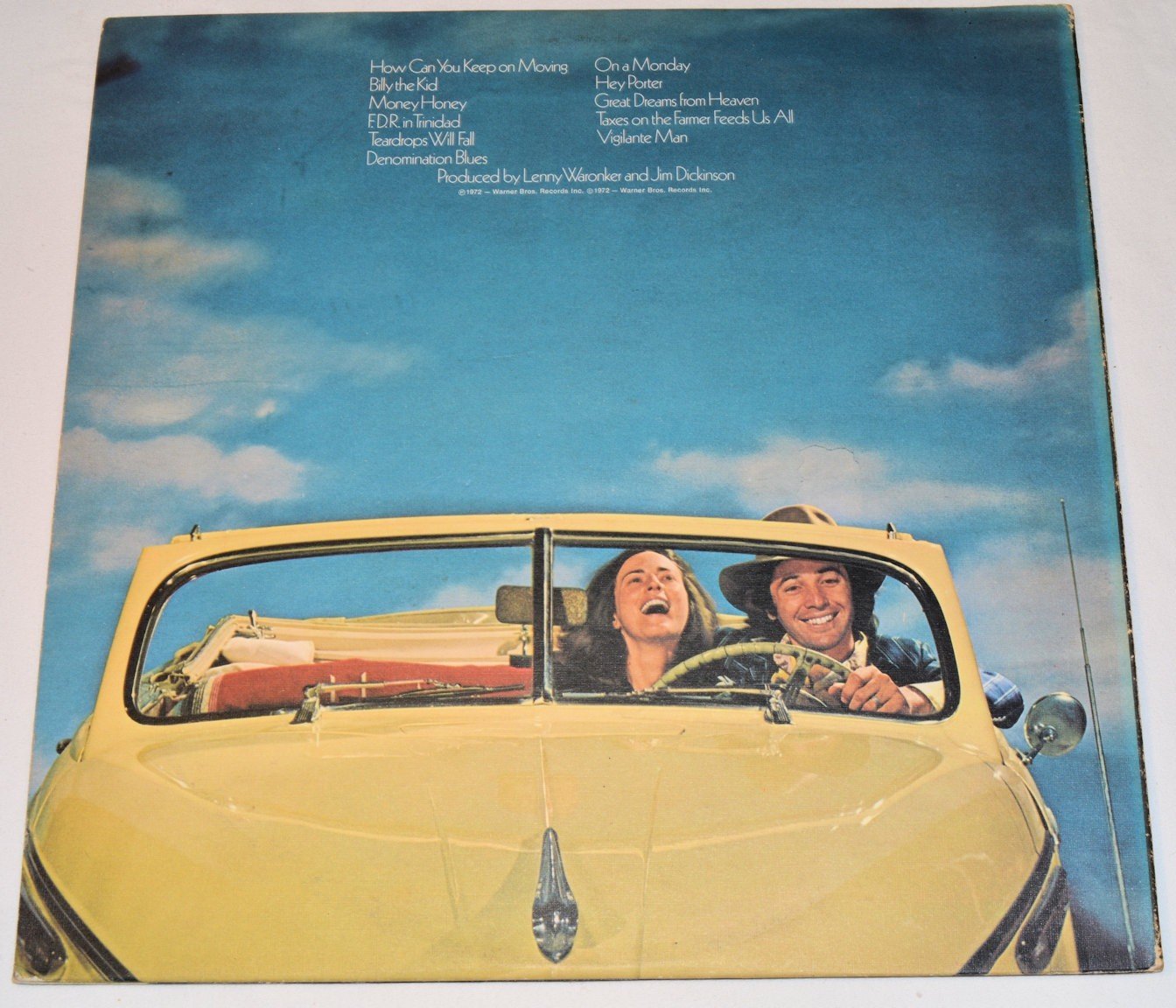 Cooder, Ry - Into The Purple Valley, Vinyl Record Album LP, Used