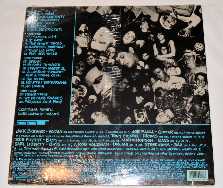 Saccharine Trust Past Lives Joe's Albums