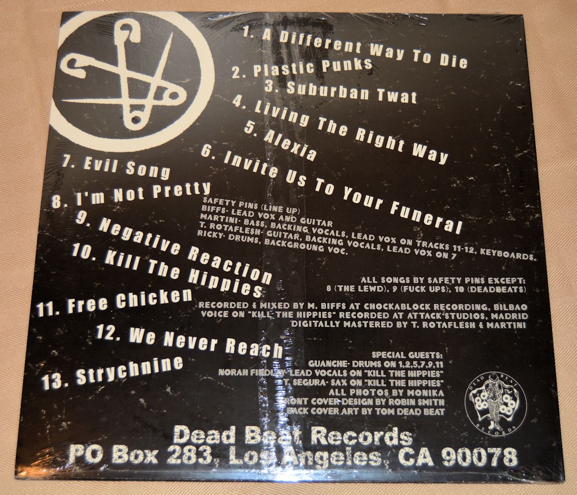 Safety Pins - Invite Us To Your Funeral