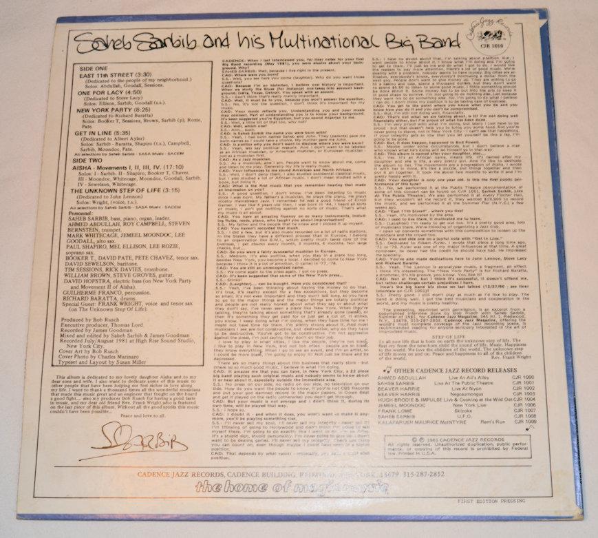 Sarbib, Saheb - Aisha