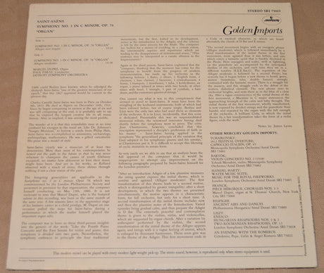 Saint-Saens - No. 3 in C Minor - Marcel Dupre