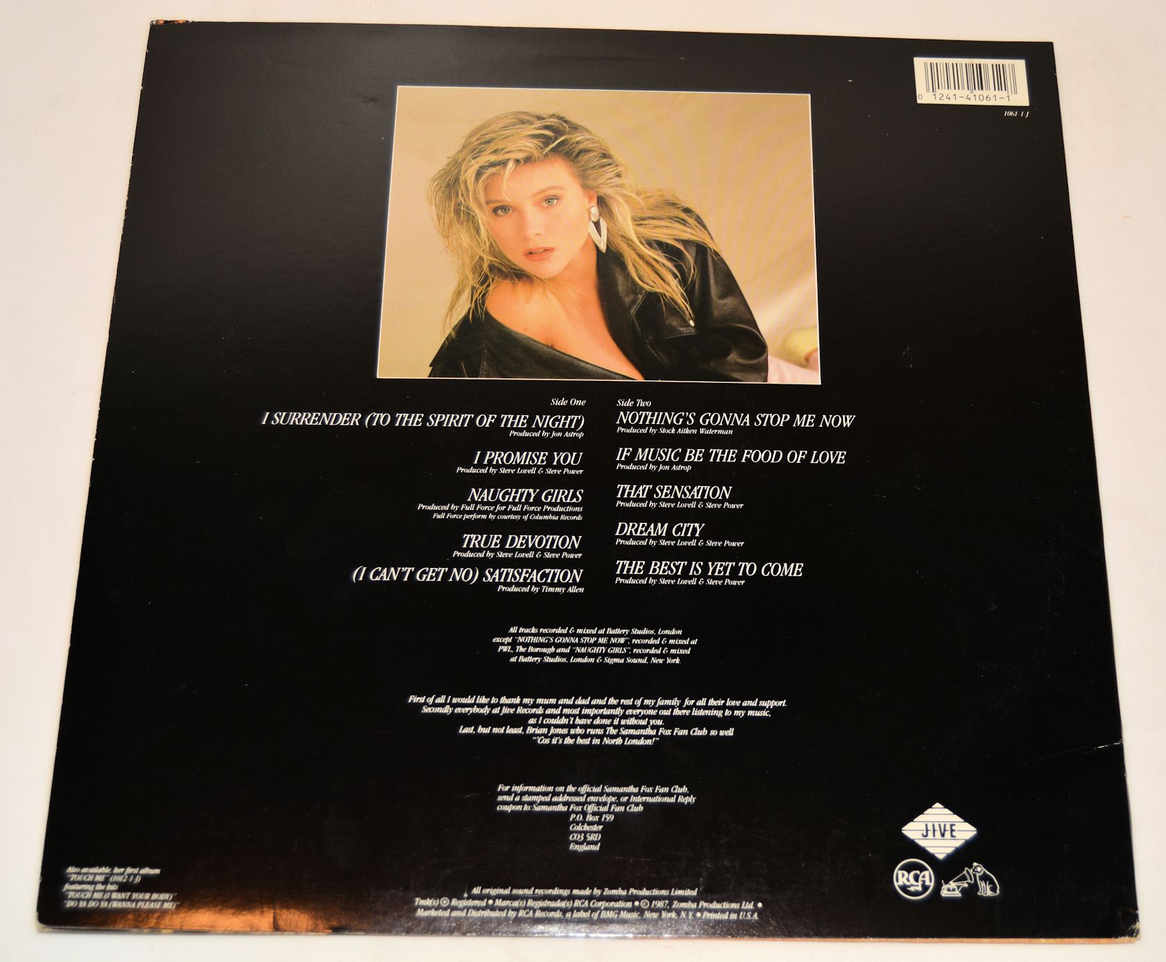 Fox, Samantha - Samantha Fox – Joe's Albums