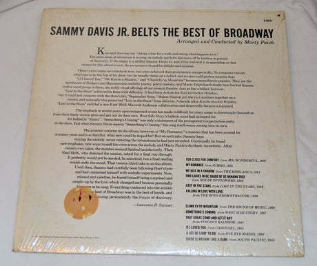 Davis Jr., Sammy - Belts The Best Of Broadway