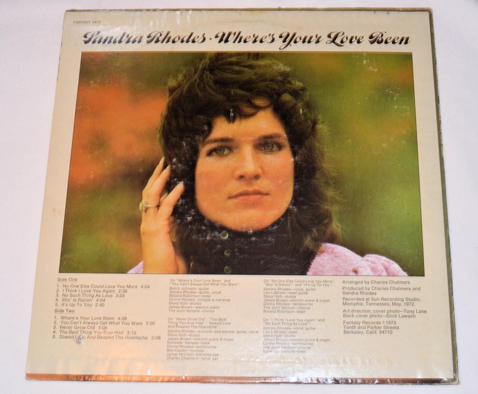 Rhodes, Sandra - Where's Your Love Been