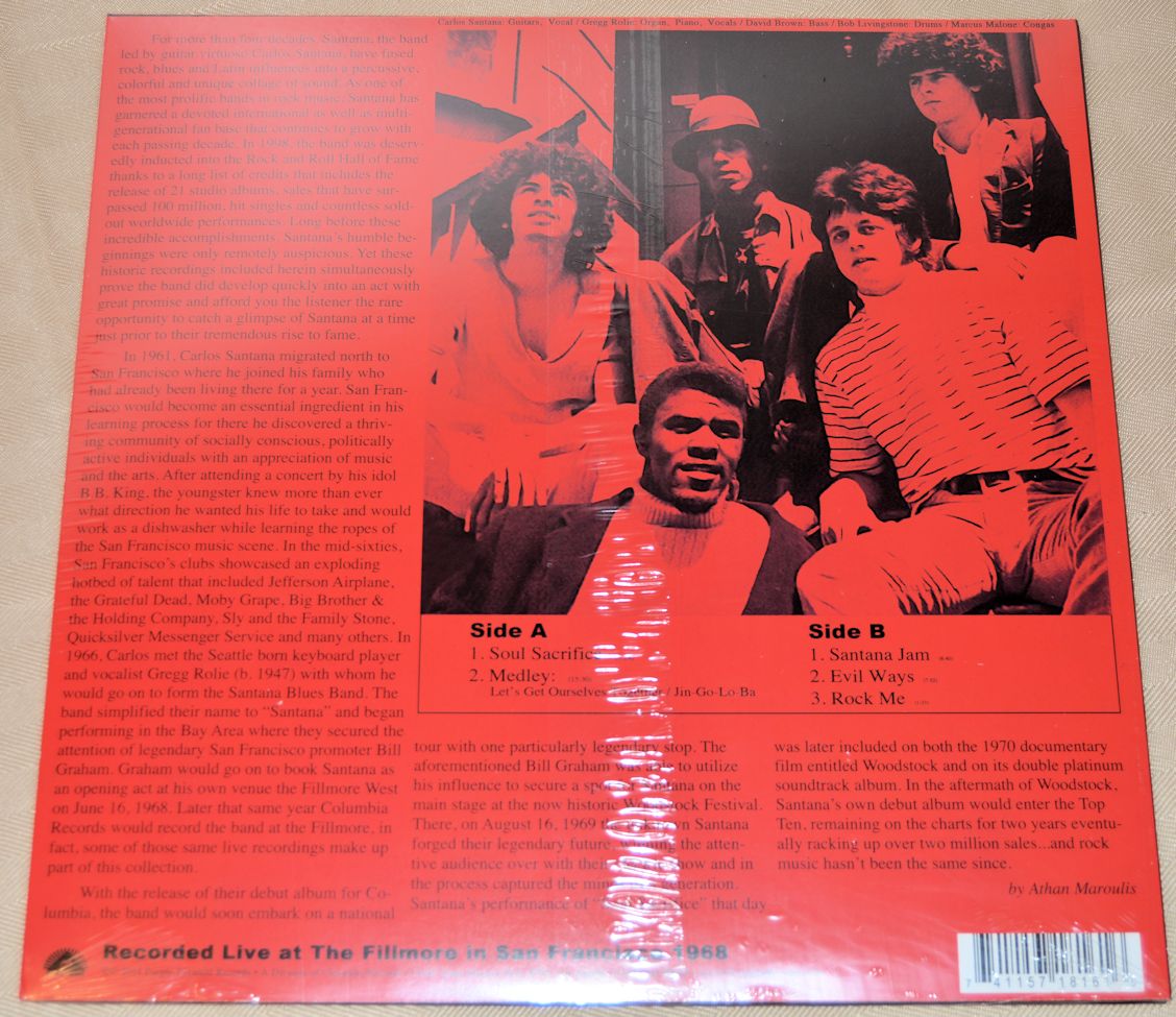 Santana - 1968 San Francisco