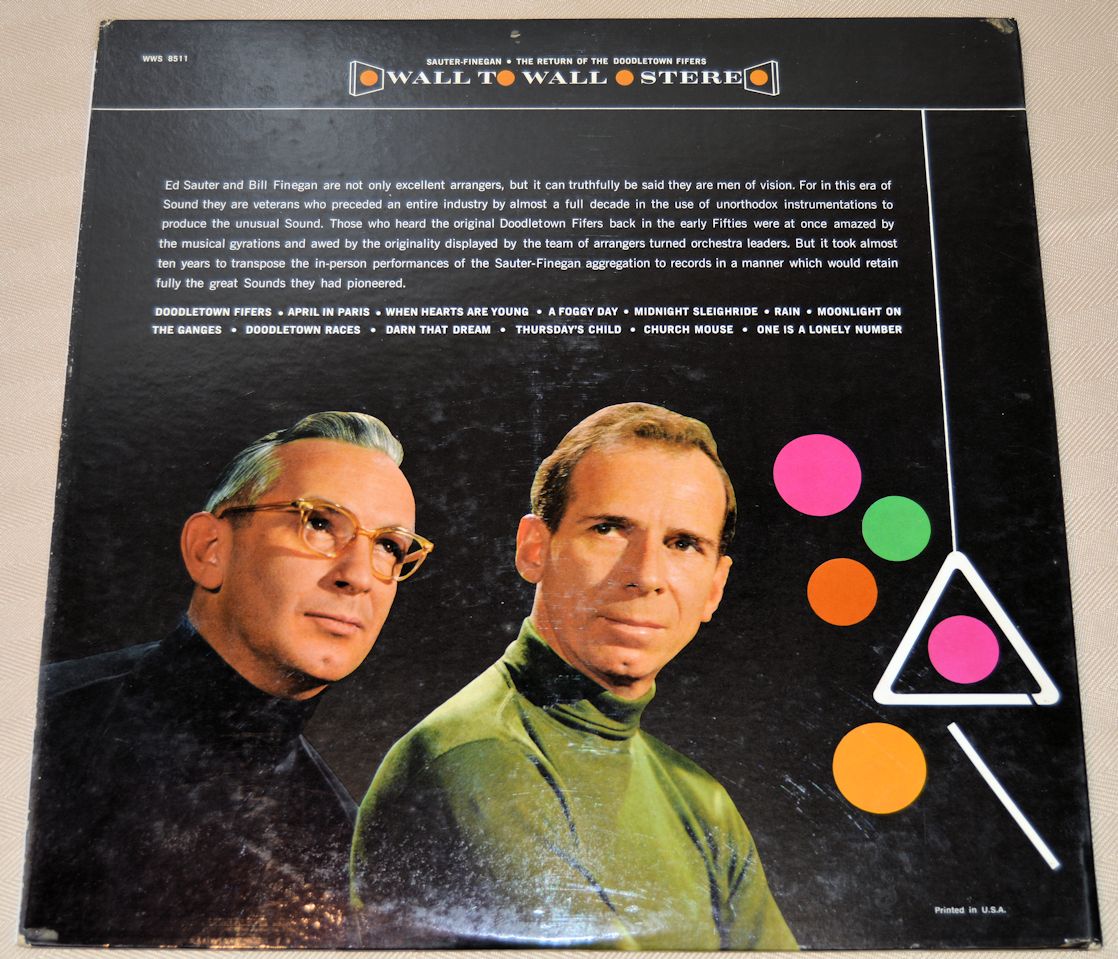 Sauter / Finegan - Return Of Doodletown Fifers