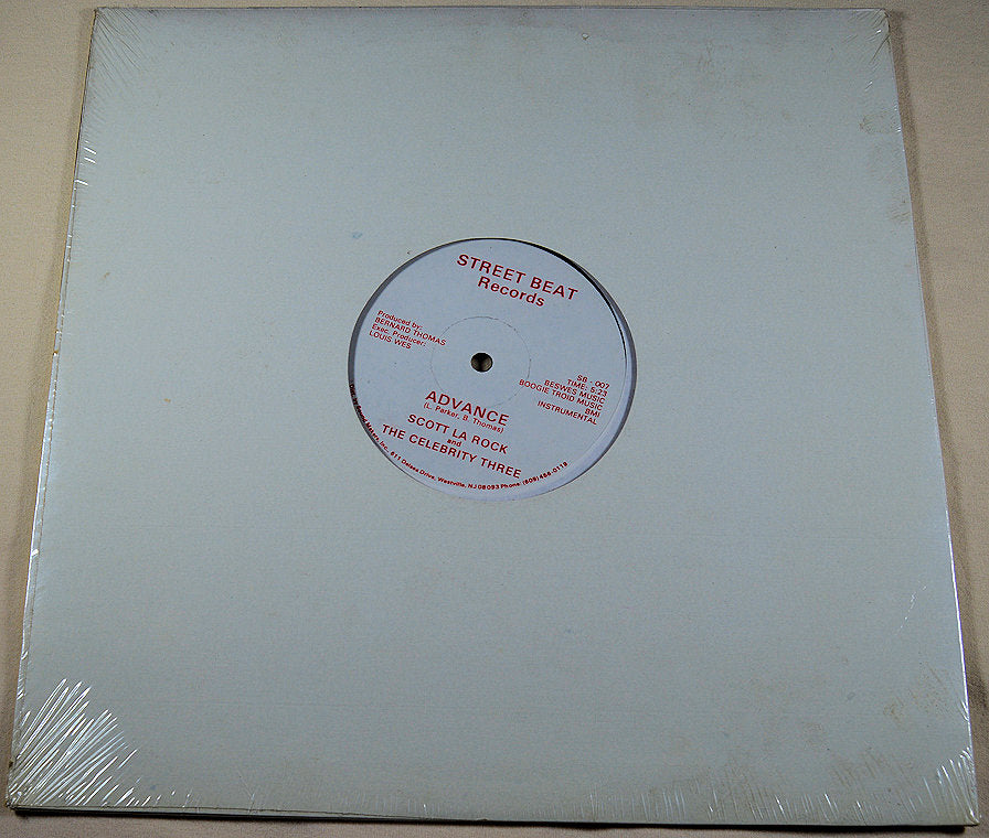 Scott La Rock & The Celebrity Three ‎– Advance