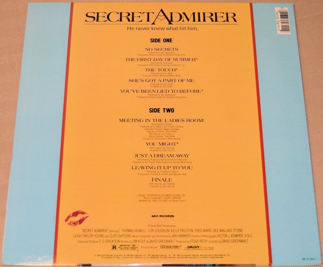 Soundtrack - Secret Admirer