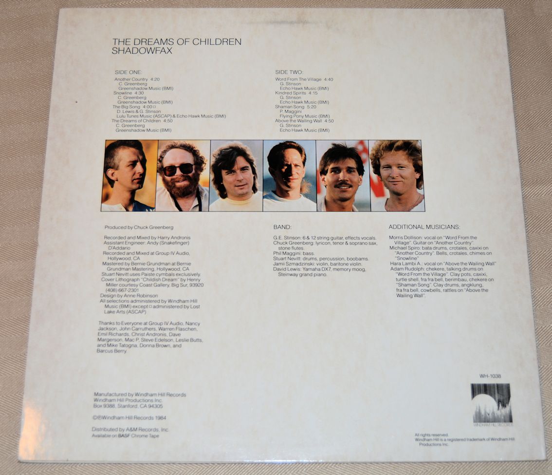 Shadowfax - The Dreams Of Children