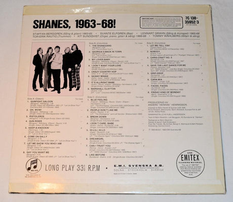 Shanes - 1963-68