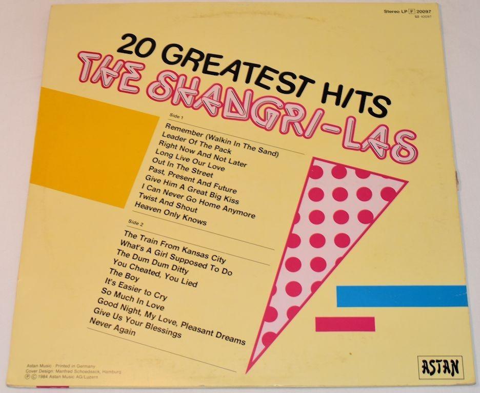 Shangri-Las - 20 Greatest Hits – Joe's Albums