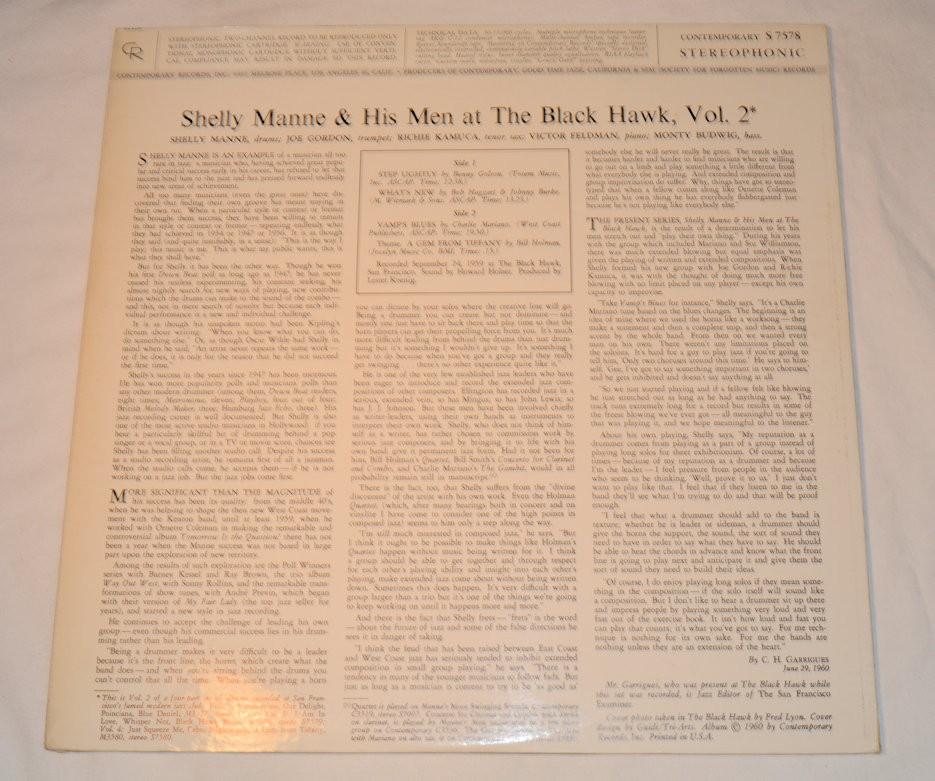 Manne, Shelly - At Black Hawk 2