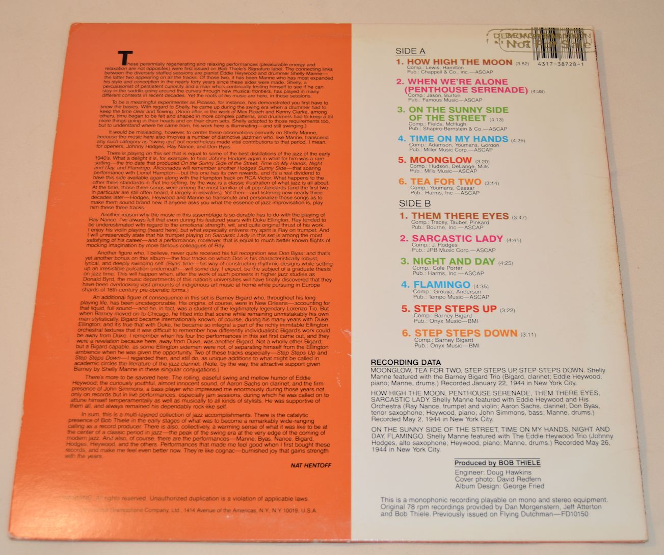 Manne, Shelly - And His Friends