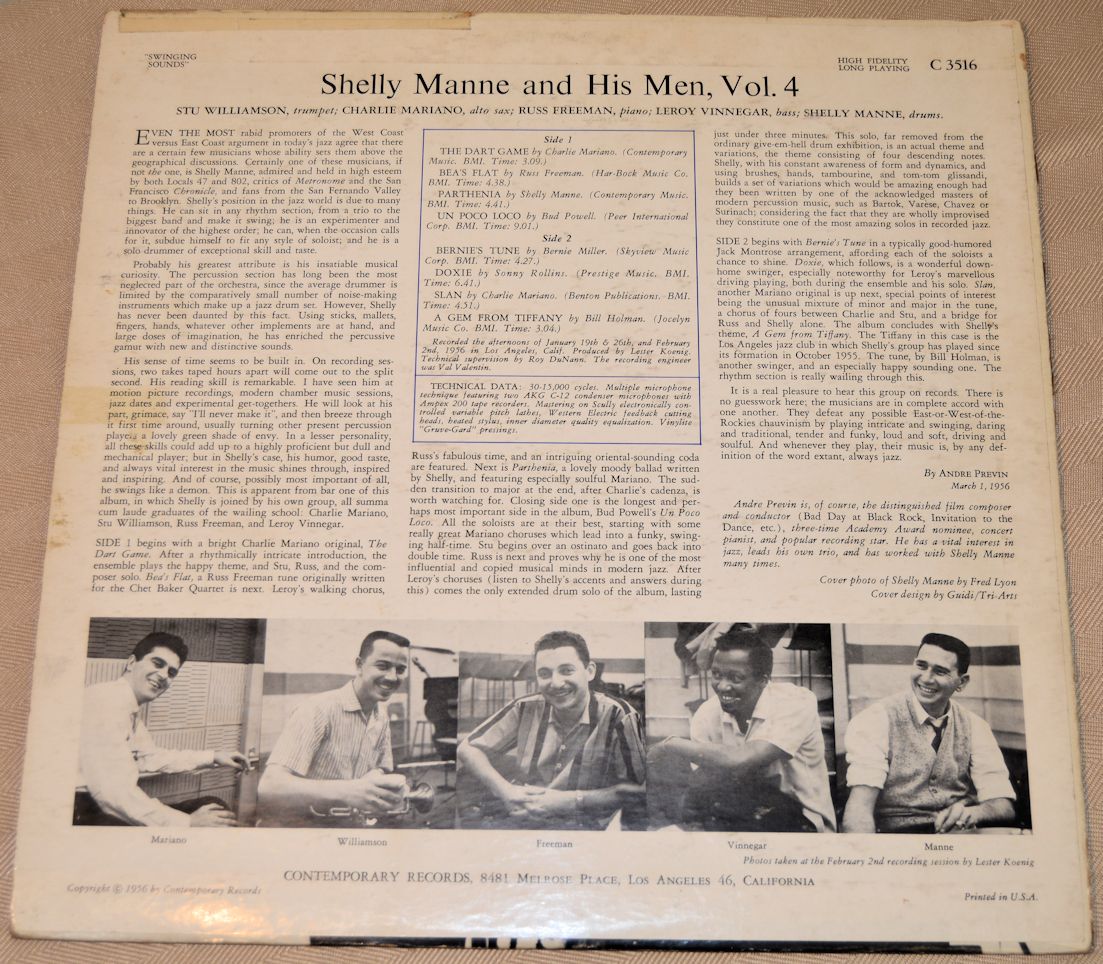 Manne, Shelly - Swinging Sounds Vol. 4