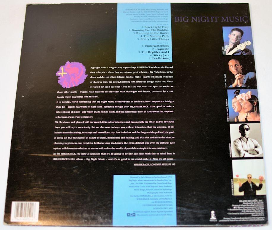 Shriekback - Big Night Music