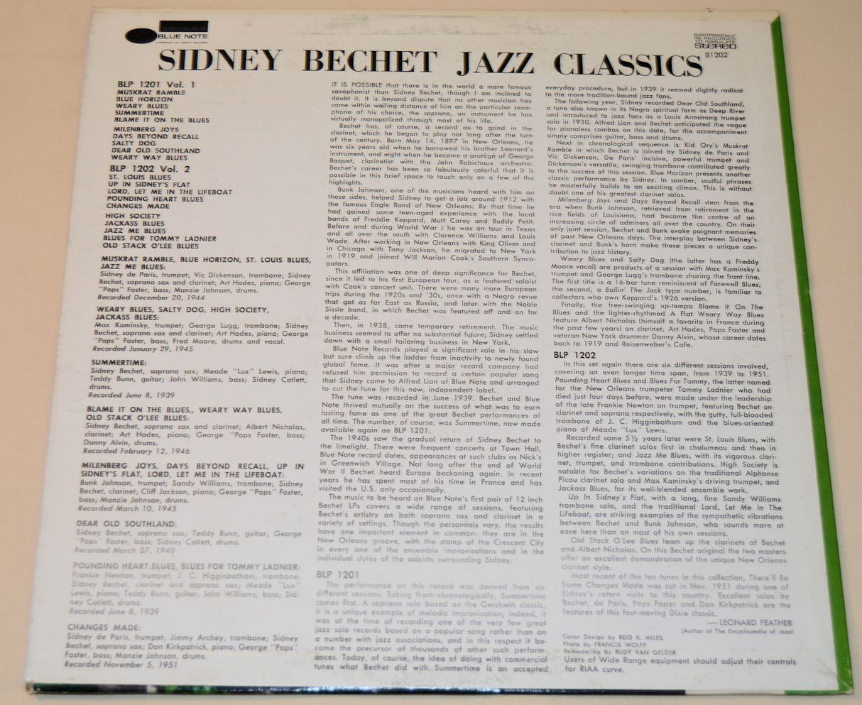 Bechet, Sidney - Jazz Classics