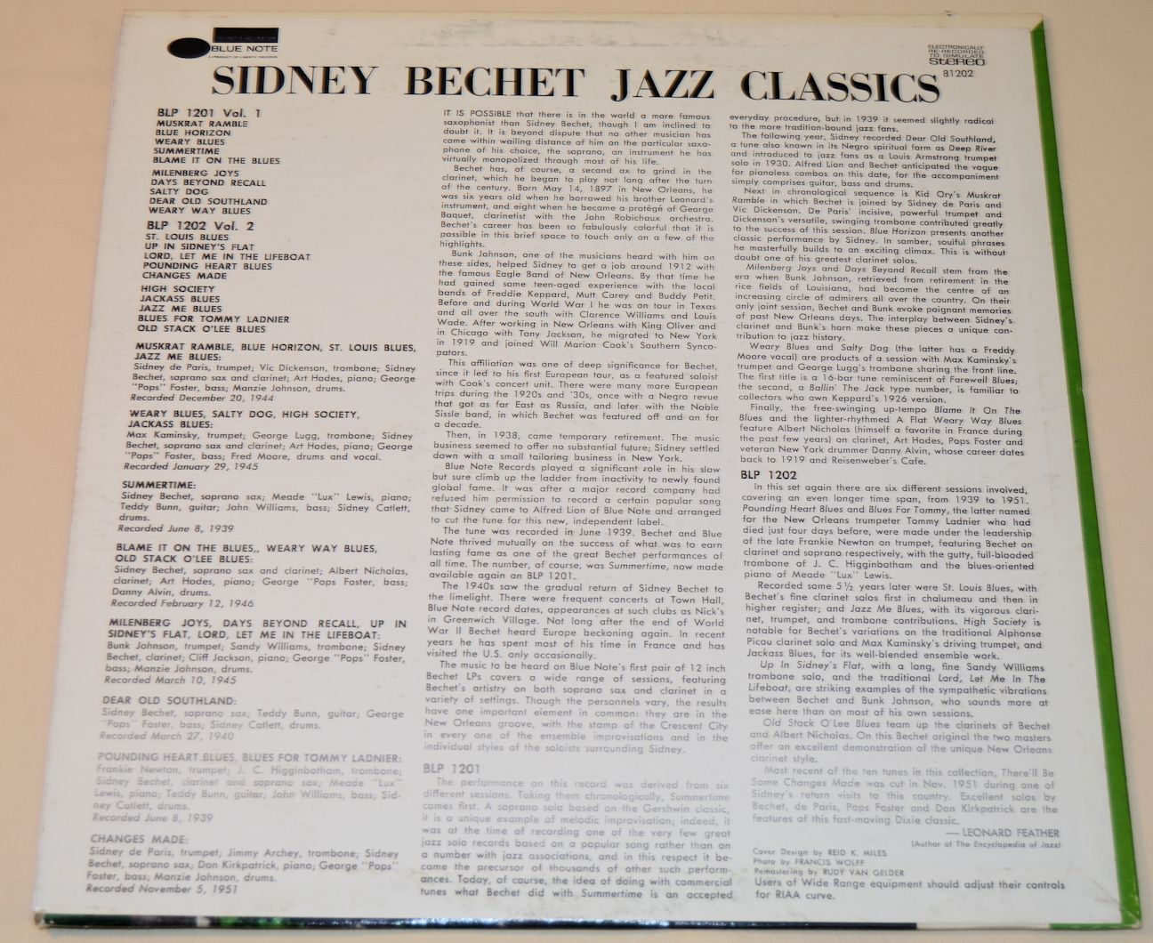 Bechet, Sidney - Jazz Classics