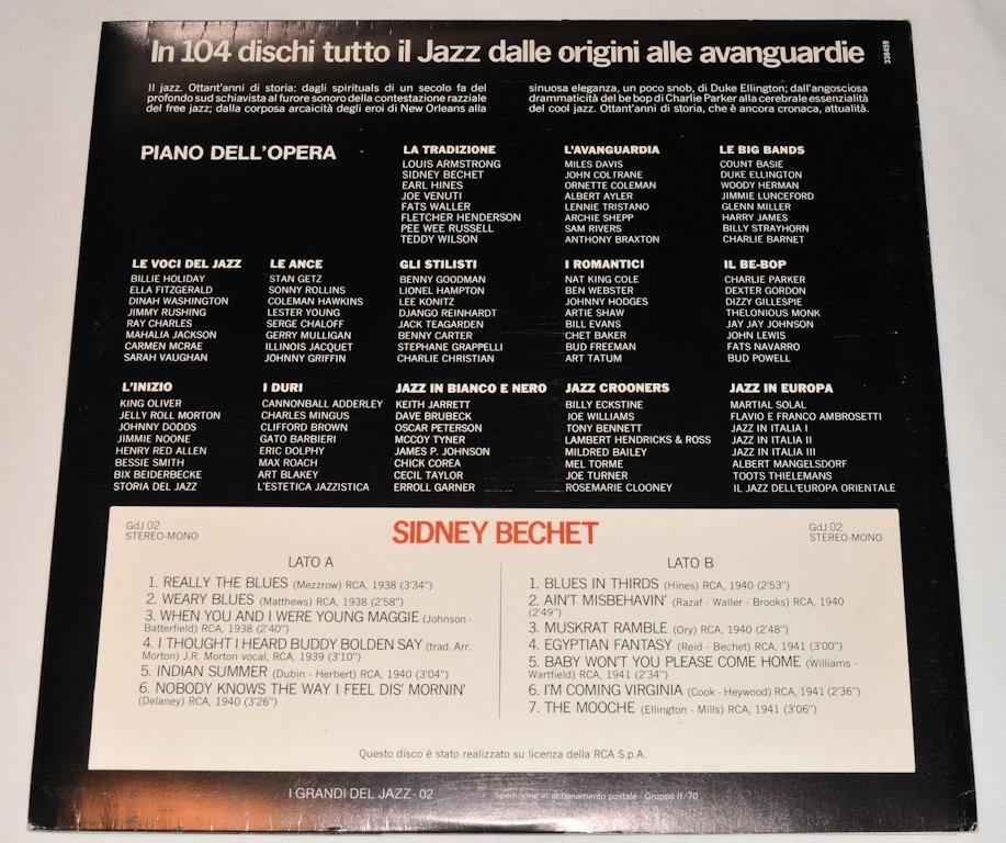 Bechet, Sidney - Grandi Del Jazz