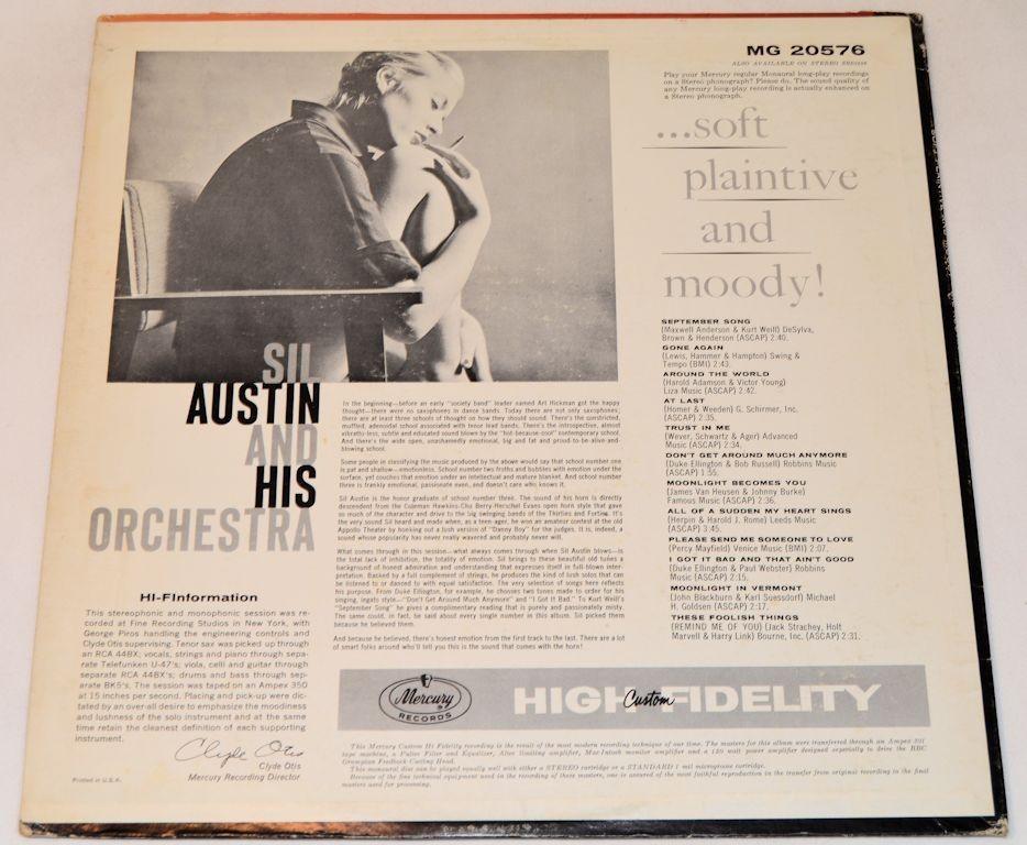 Austin, Sil - Soft Plaintive & Moody