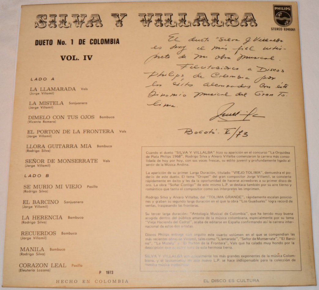 Silva Y Villalba - Dueto N°1 de Colombia