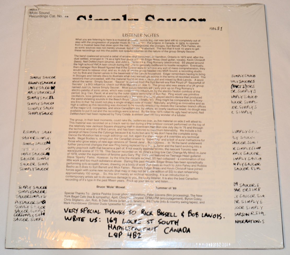 Simply Saucer - Cyborgs Revisited