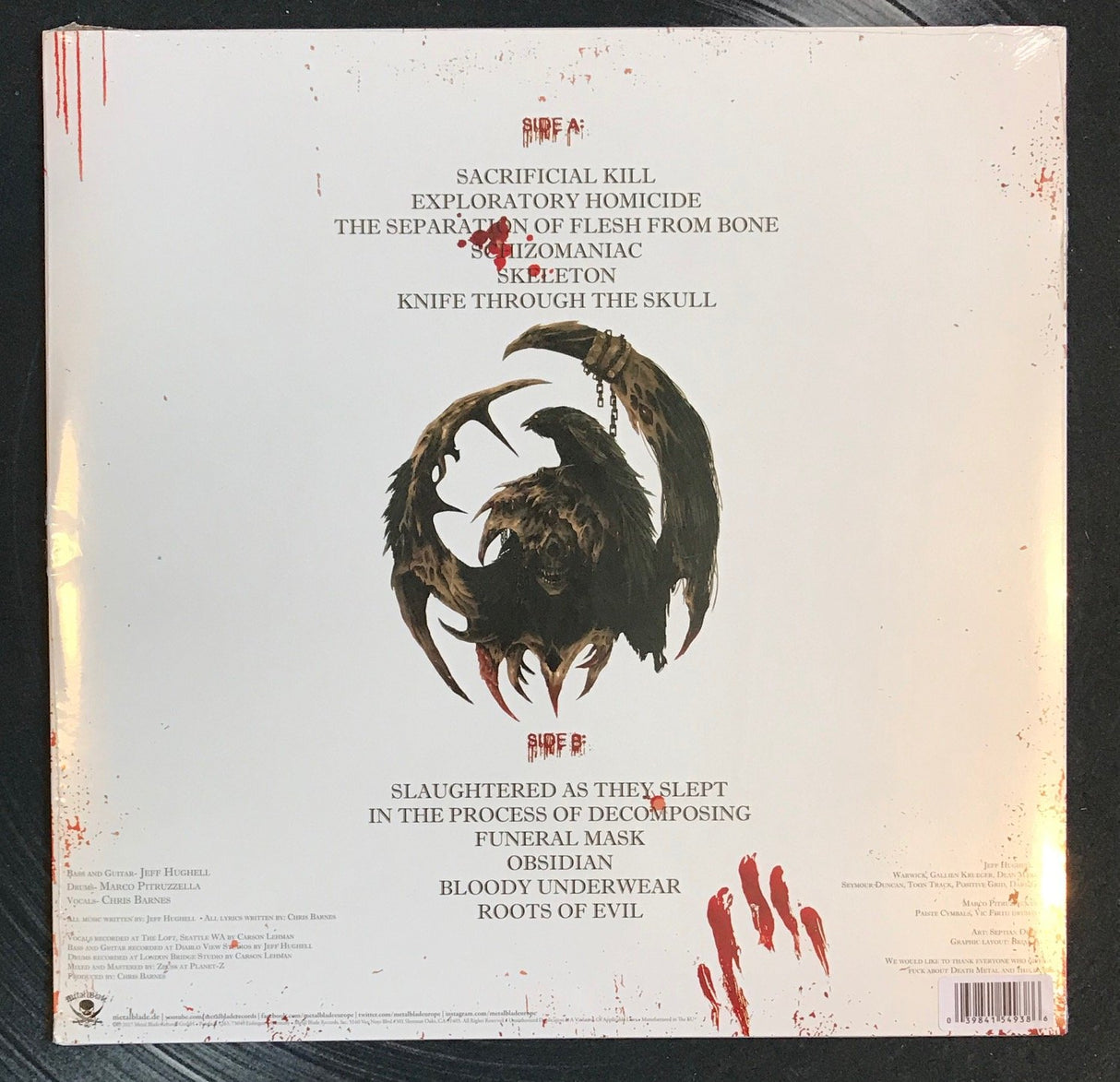 Six Feet Under - Torment WHITE Vinyl #'d 27/200 Metal Blade