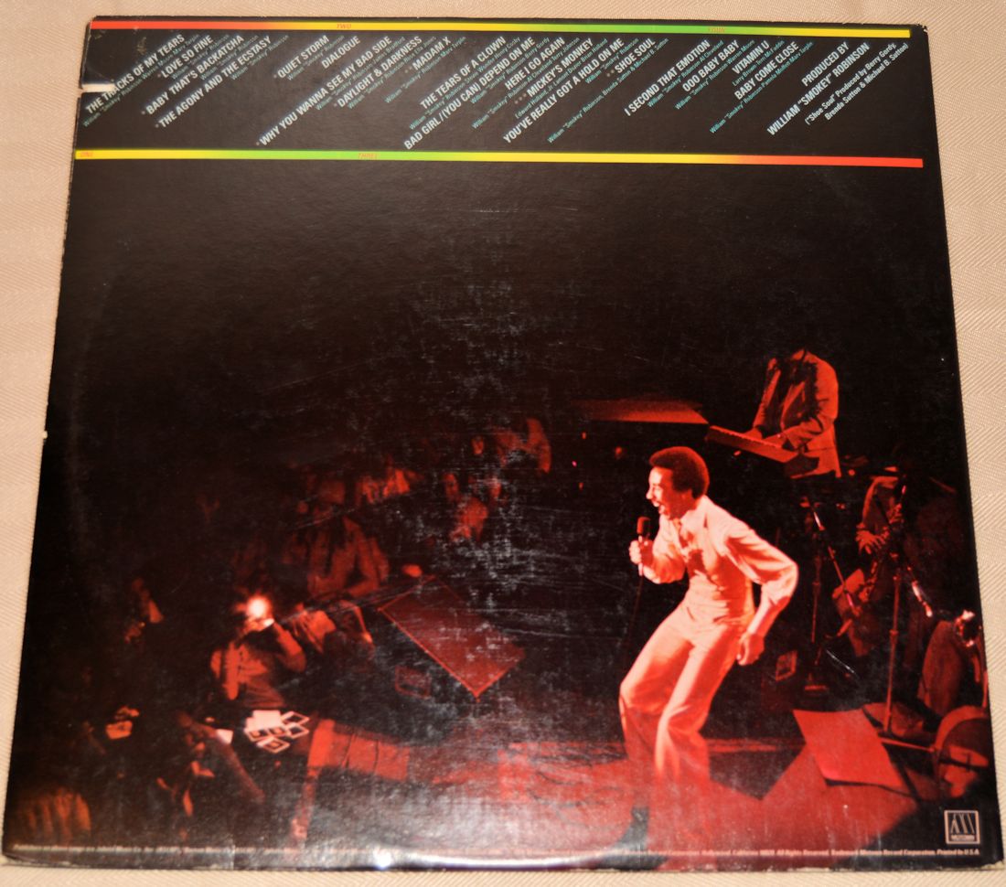 Robinson, Smokey - Smokin' Live