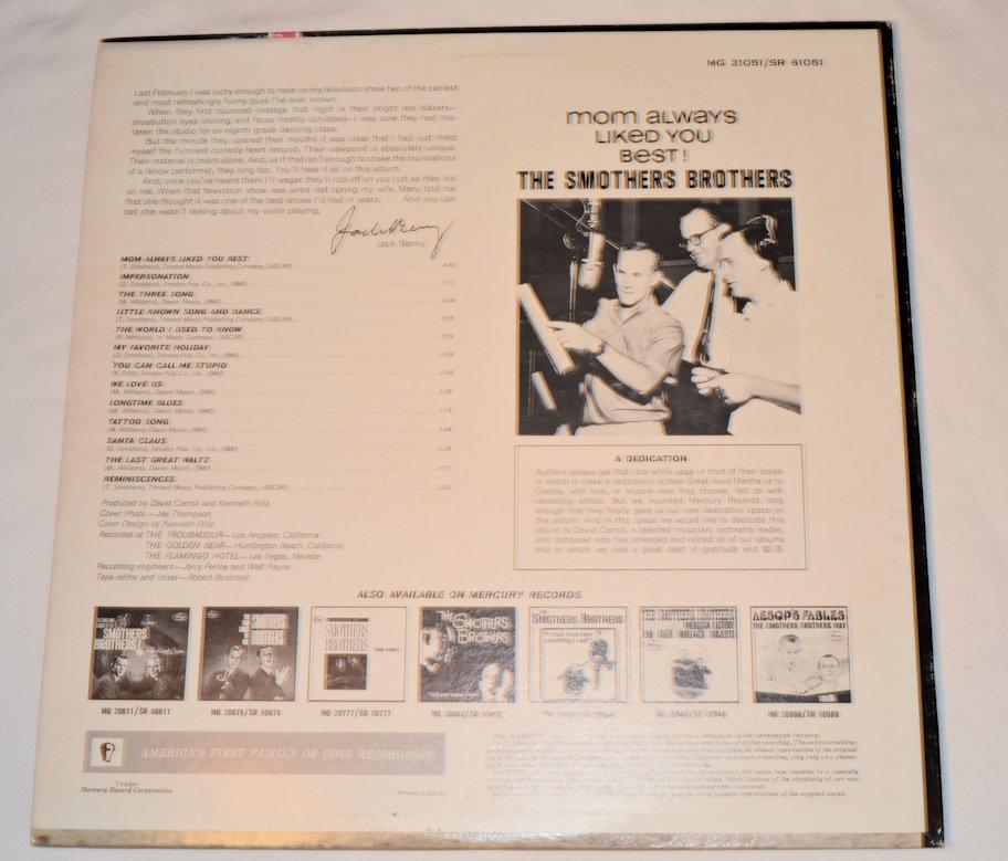 Smothers Brothers - Mom Always Liked You Best
