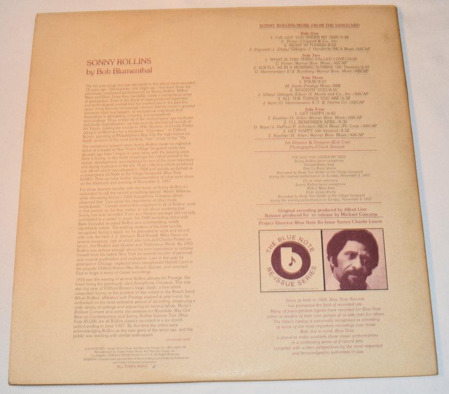 Rollins, Sonny - More From The Vanguard