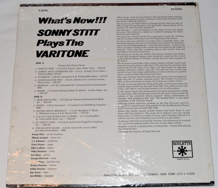 Stitt, Sonny - What's New