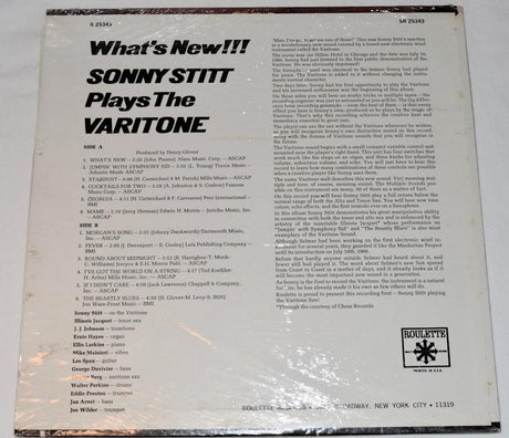 Stitt, Sonny - What's New