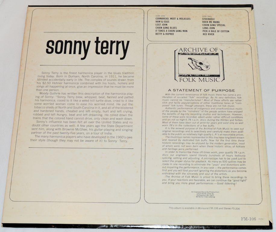 Terry, Sonny - Archive Of Folk