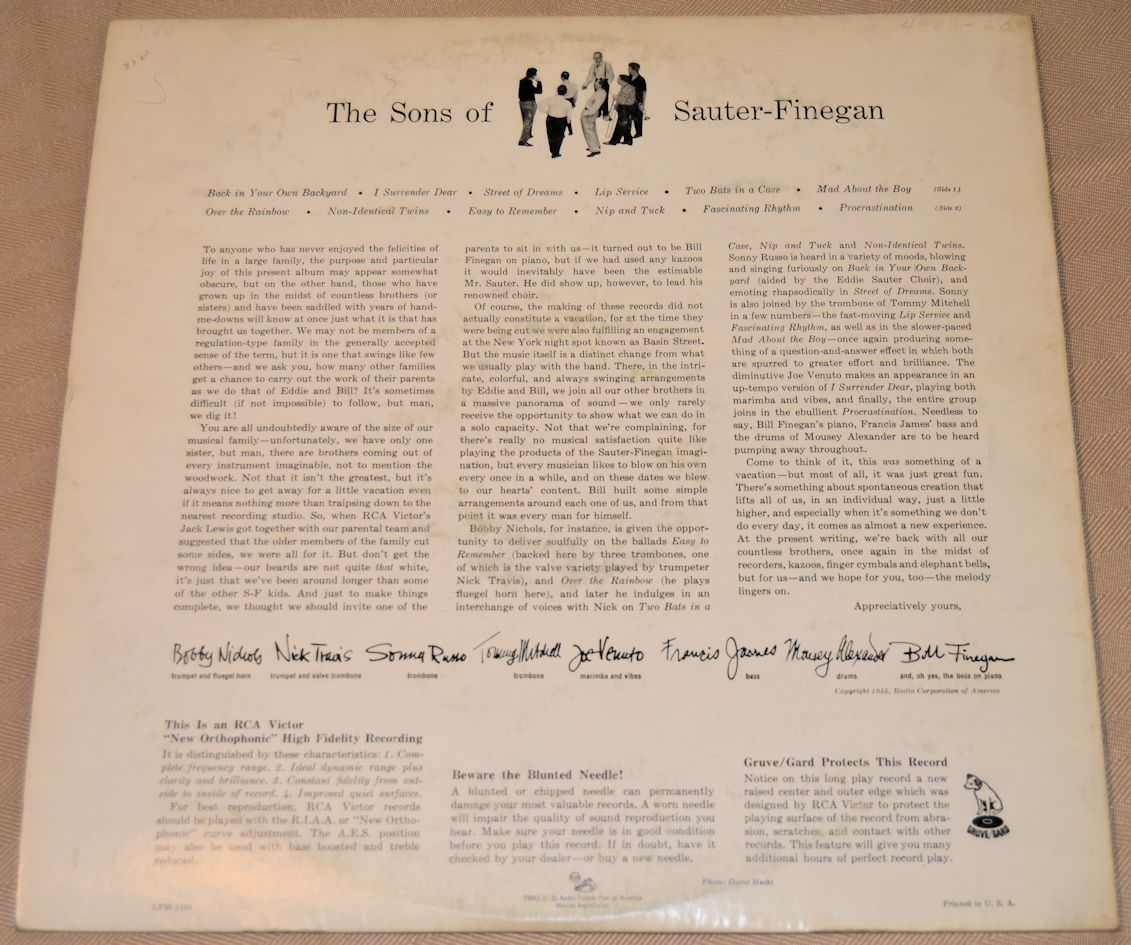 Sons of Sauter Finegan - The Sons of Sauter Finegan