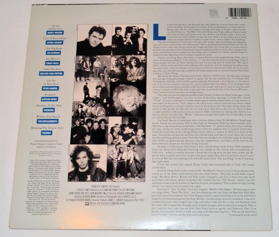 Soundtrack - Say Anything