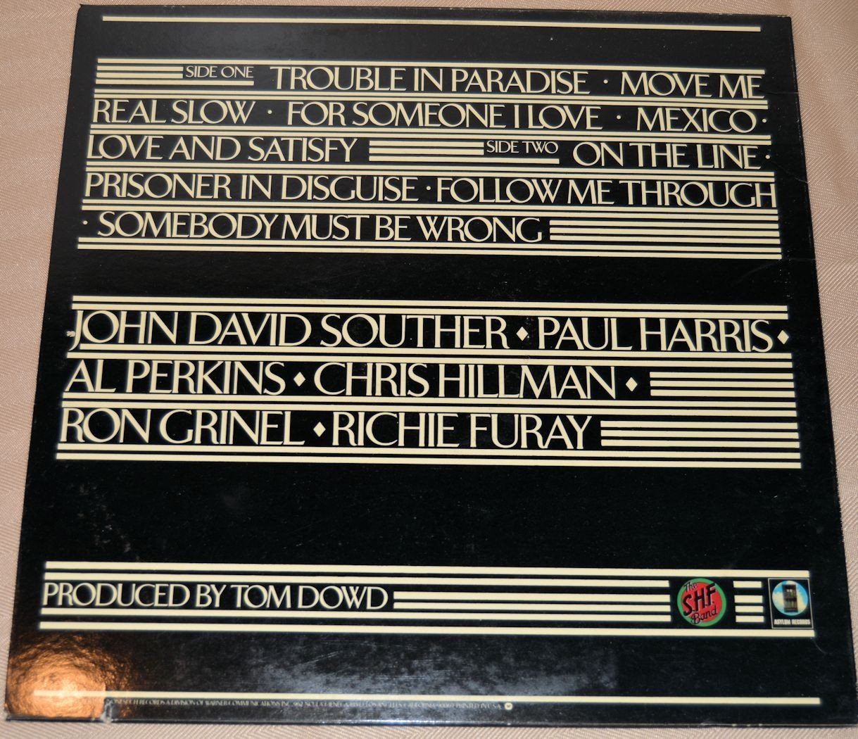 Souther Hillman Furay Band - Trouble In Paradise