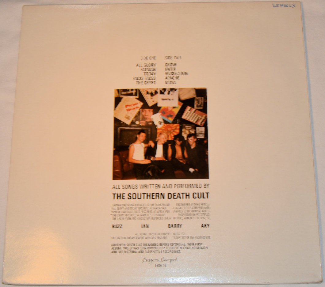 Southern Death Cult - Southern Death Cult