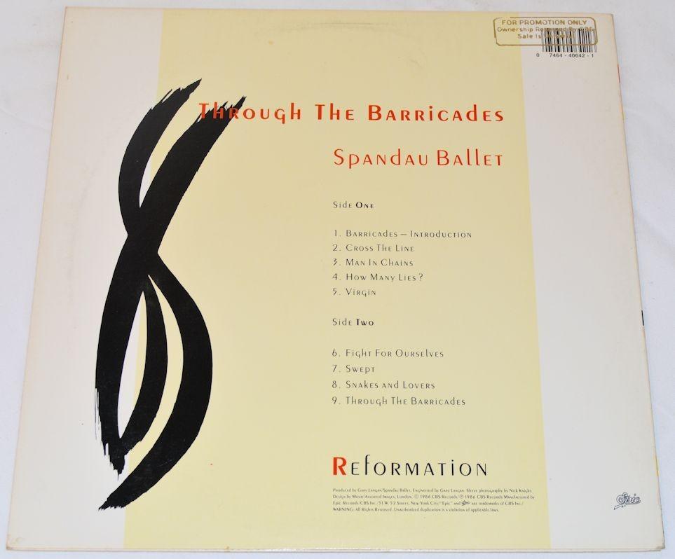 Spandau Ballet - Through The Barricades