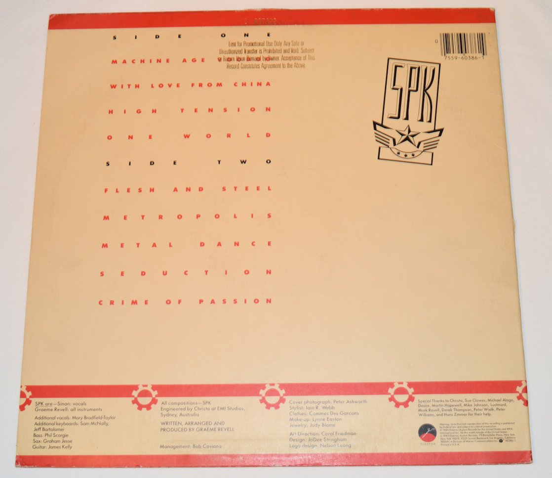 SPK - Machine Age Voodoo