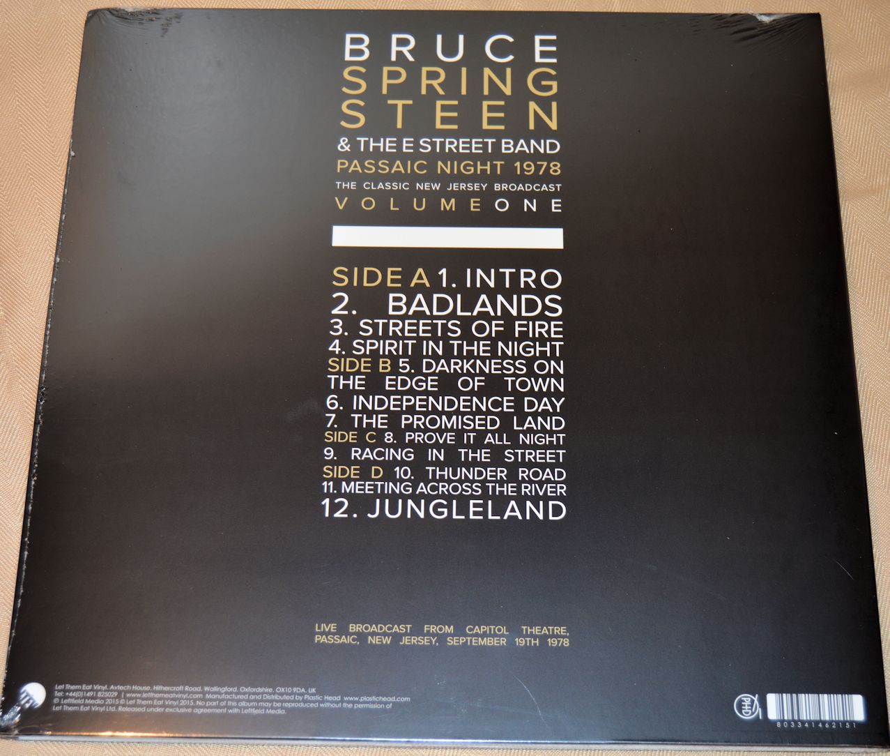 Springsteen, Bruce - Passaic 1978 Vol 1