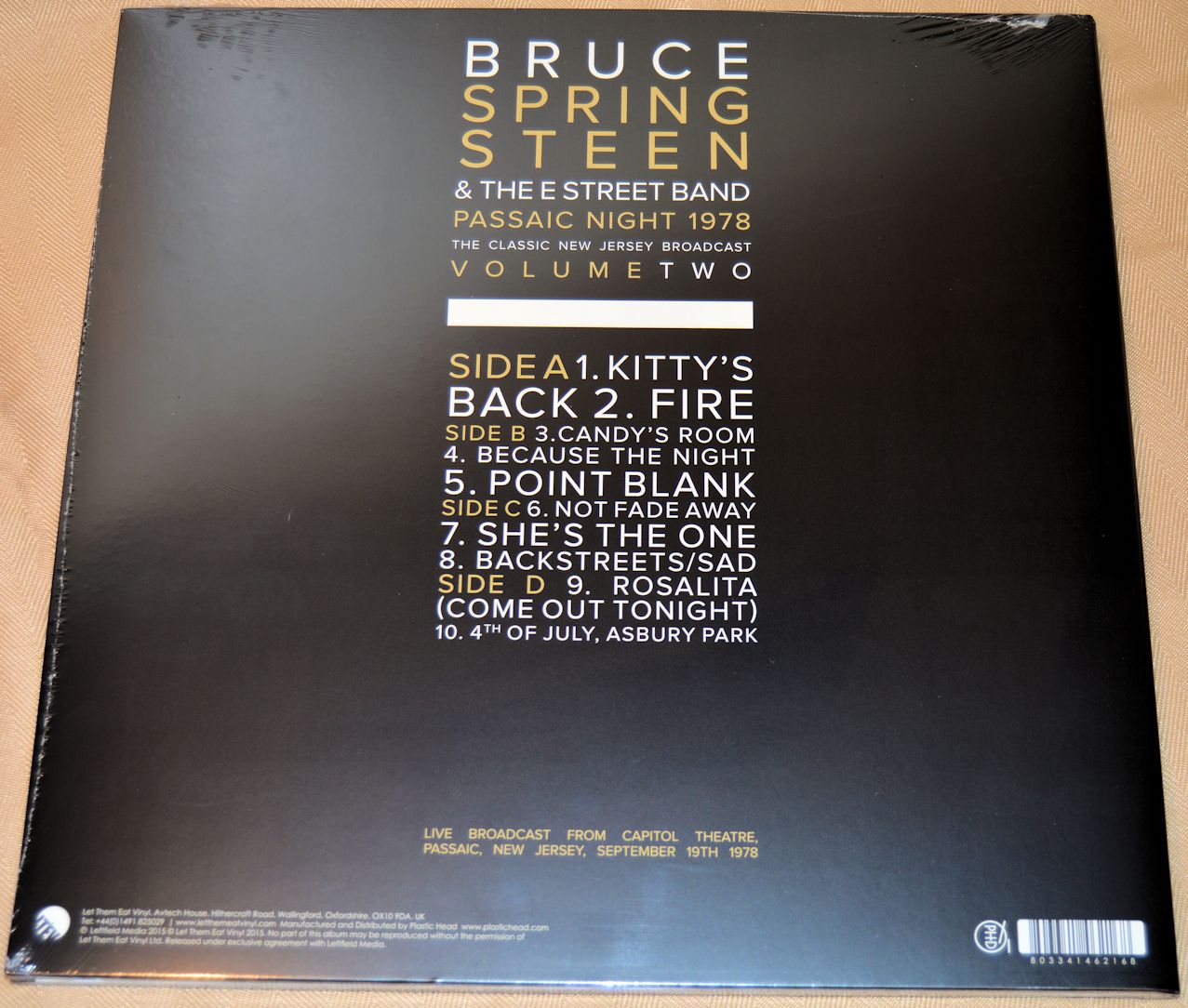 Springsteen, Bruce - Passaic 1978 Vol 2