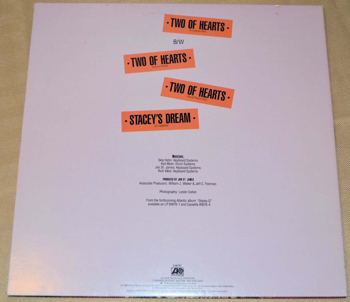 Stacey Q - Two Of Hearts