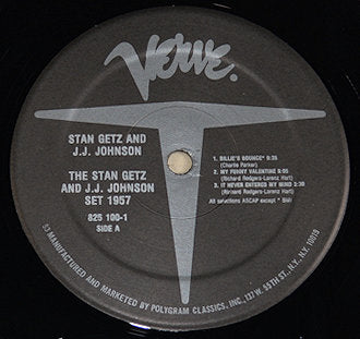 Getz, Stan/Johnson, J.J. - Jazz At The Philharmonic Set 1957
