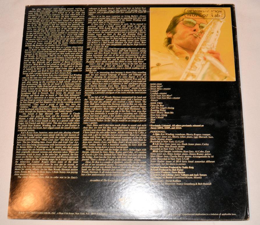 Getz, Stan - Opus De Bop