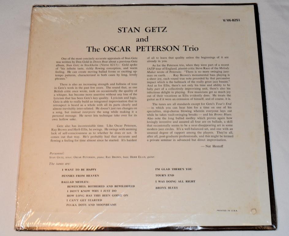 Stan Getz & Oscar Peterson Trio