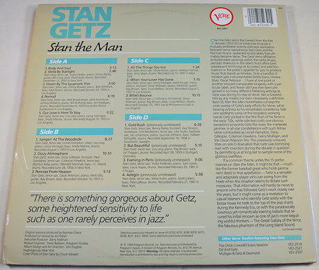Getz, Stan - Stan The Man