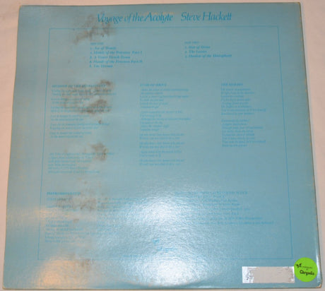 Hackett, Steve - Voyage Of The Acolyte