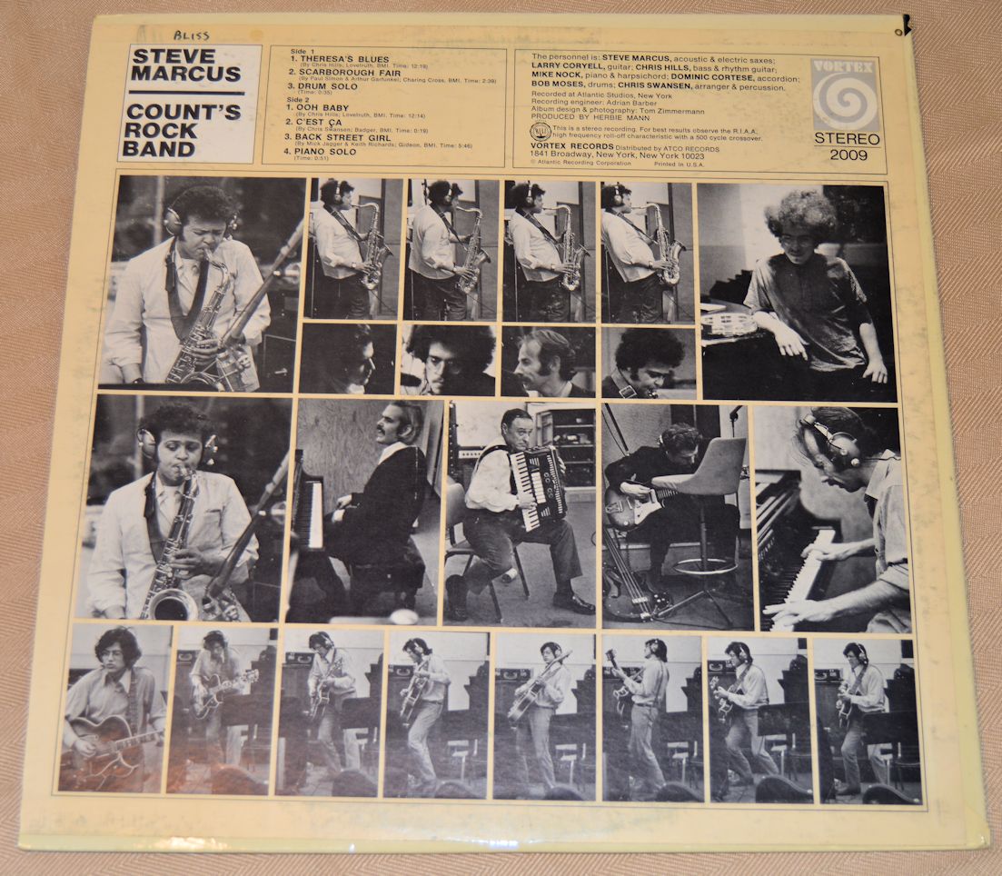 Marcus, Steve - Count's Rock Band